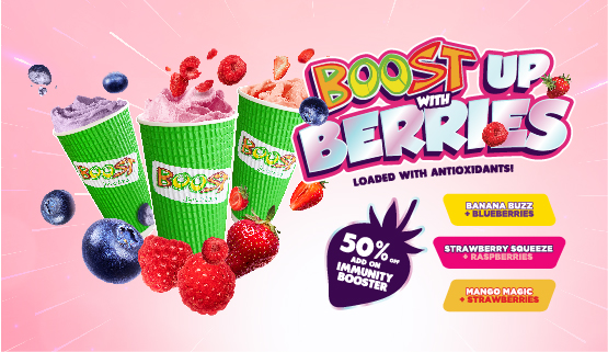 Boost Up with Berries!
