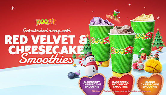 Red Velvet & Cheesecake Smoothies