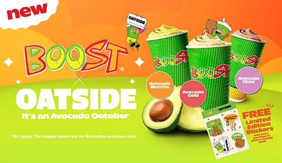 Wait… Boost x Oatside FREE STICKERS?!